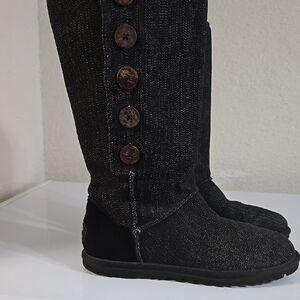 UGG Black Ankle Booties Cozy Style